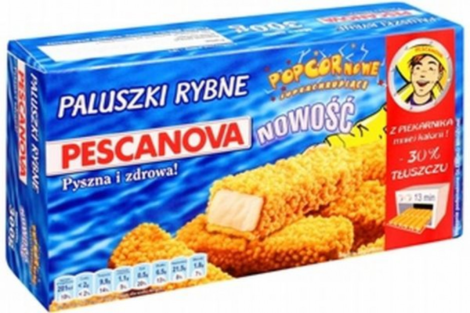 Popcornowe paluszki rybne Pescanova