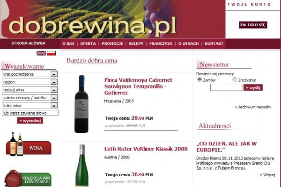 Dobrewina.pl chcą pozyskać z New Connect 1,5 mln zł na rozwój sieci