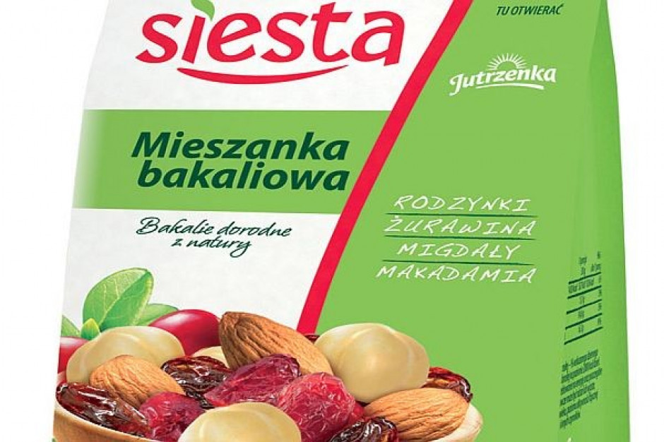 Nowe przekąski bakaliowe Siesta
