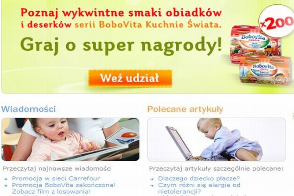Bobovita promuje konkursem nową linię dań
