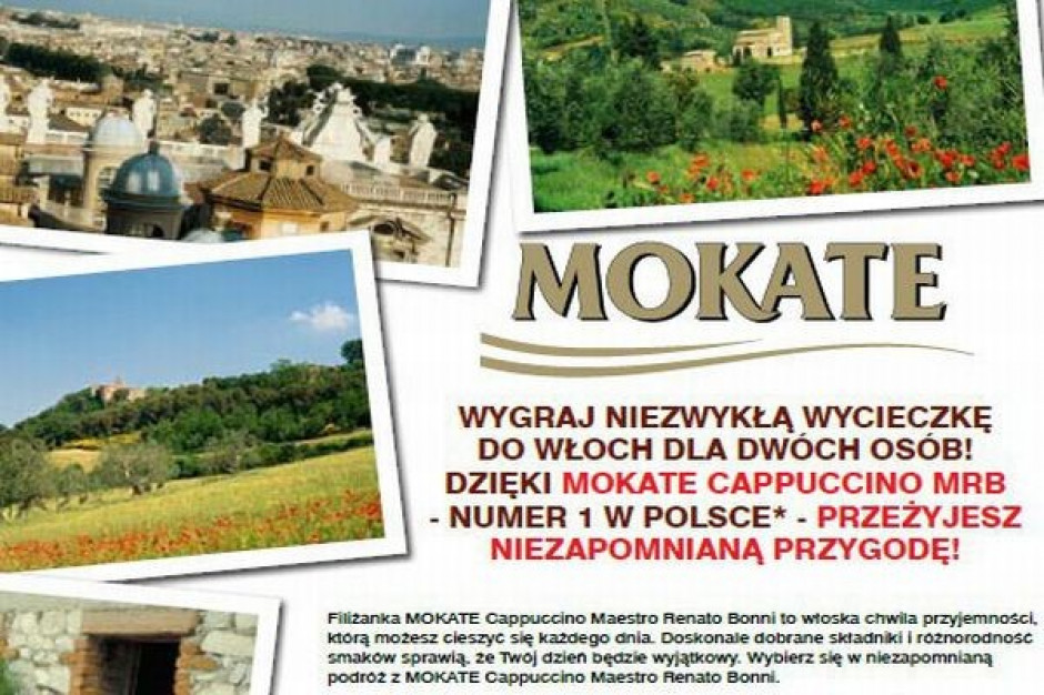 Mokate Cappuccino zabierze do Włoch