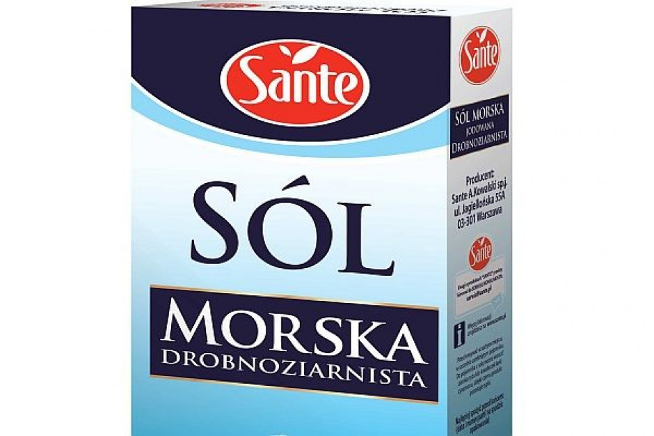 Nowe opakowania soli od Sante