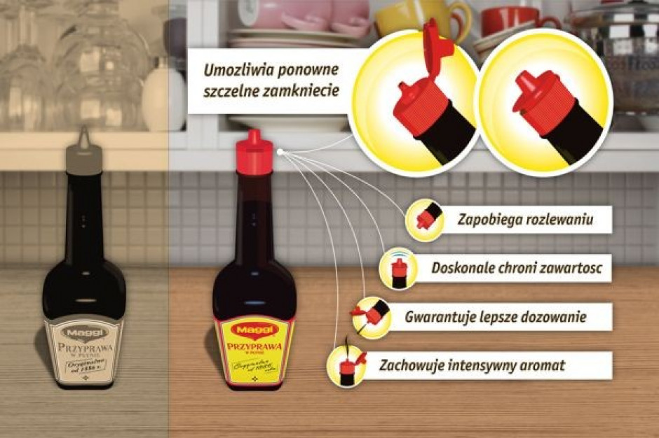 Odświeżone opakowanie przyprawy Maggi