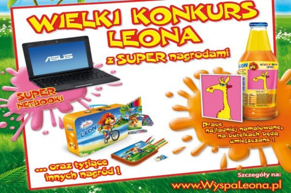 Promocja konsumencka soków Leon