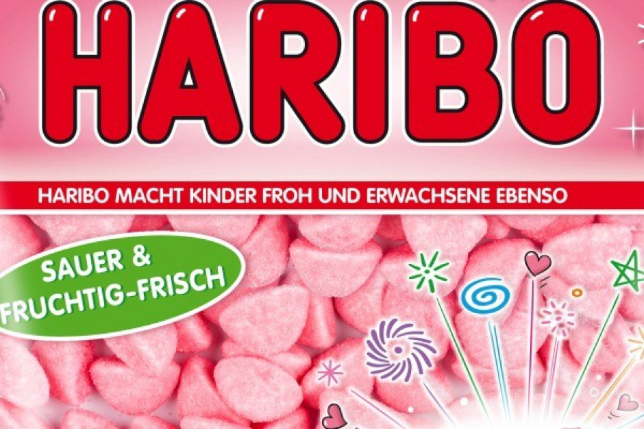 Truskawkowe żelki od Haribo