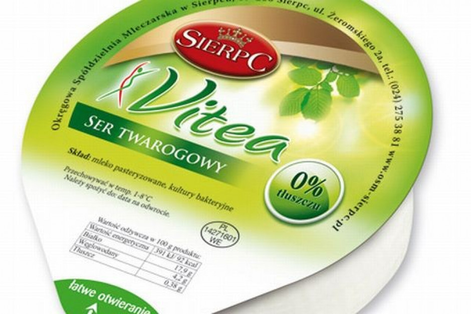 Ser twarogowy Vitea 0% od OSM Sierpc
