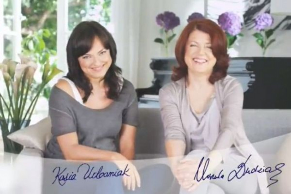 Urszula Dudziak w reklamie kosmetyków Perfecta