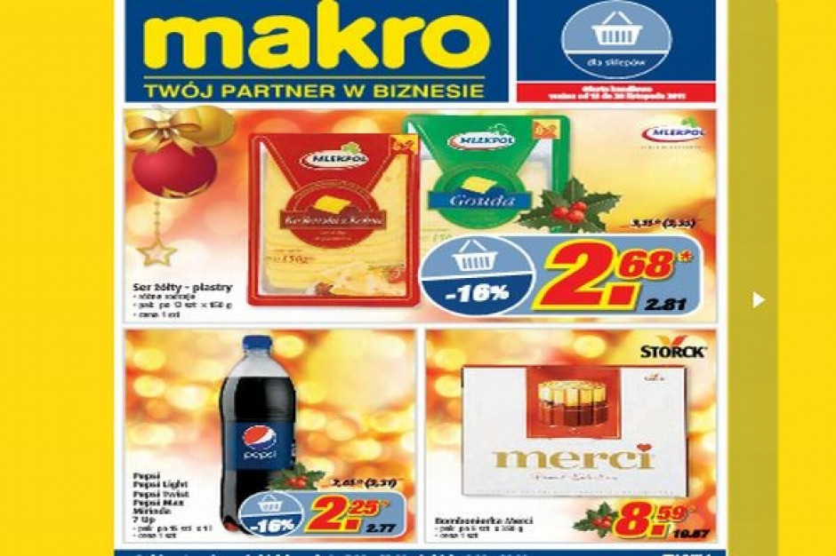 Makro wydaje najwięcej gazetek promocyjnych w kanale cash&carry