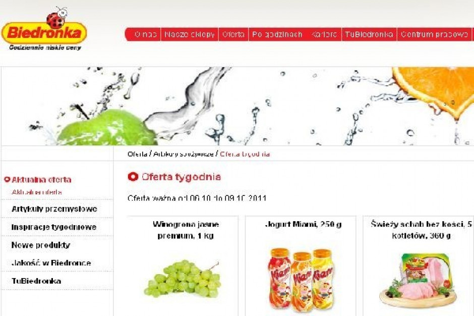 UOKiK odrzuca wniosek PIH o dokonanie kontroli sieci Biedronka