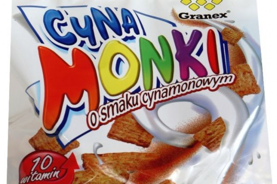 Płatki śniadaniowe Cynamonki firmy Granex