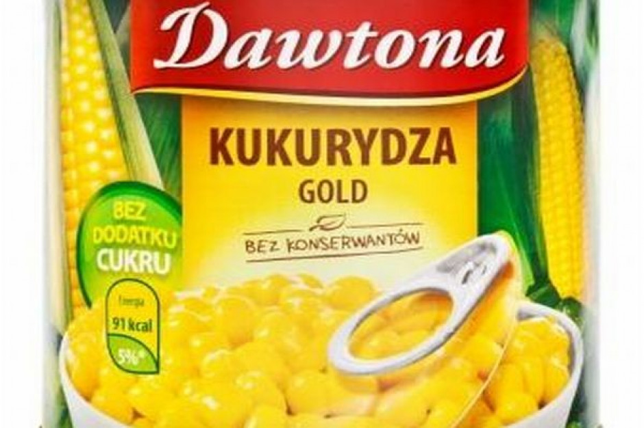 Kukurydza Gold w puszce od Dawtony