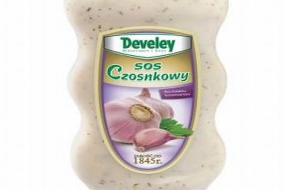 Sos czosnkowy Develey w nowej odsłonie