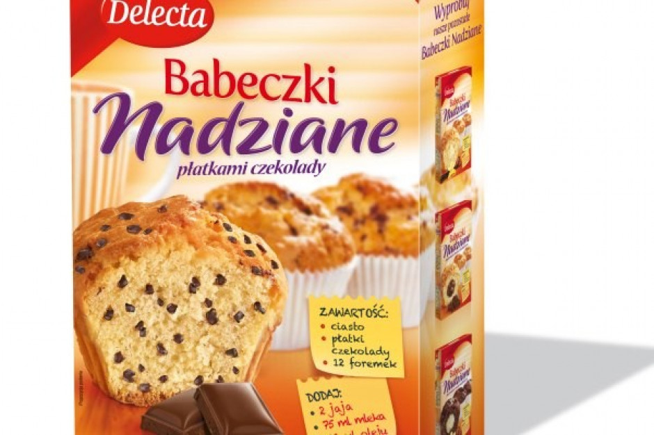 Babeczki nadziane budyniem od Delecty