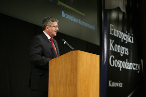 Prezydent RP Bronisław Komorowski otworzył IV Europejski Kongres Gospodarczy w Katowicach