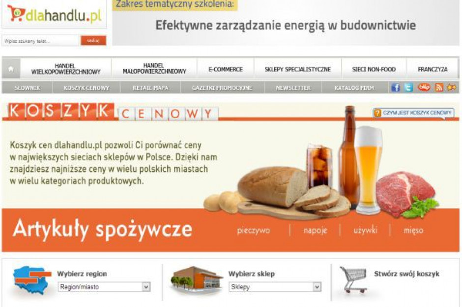 Koszyk cen: Duże rozpiętości cen w ramach formatu sklepów osiedlowych