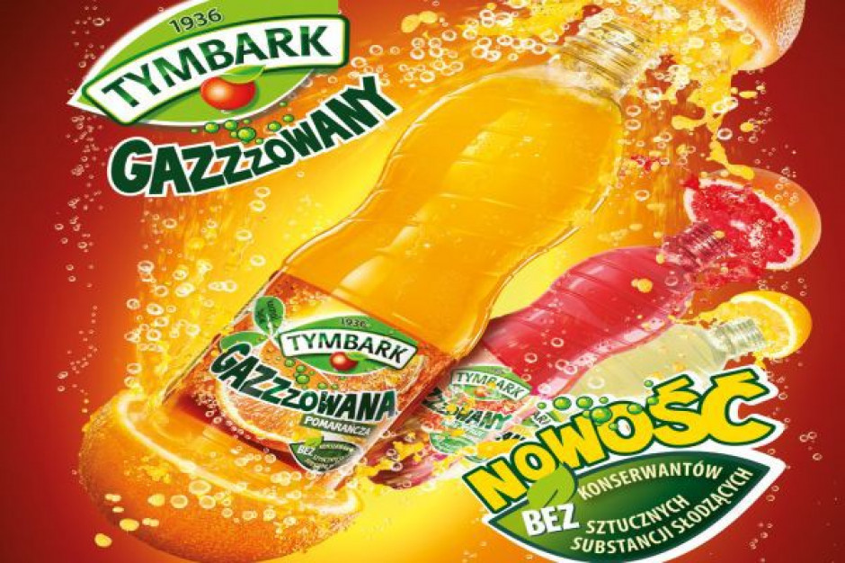 Tymbark wchodzi w sprzedaż napojów gazowanych