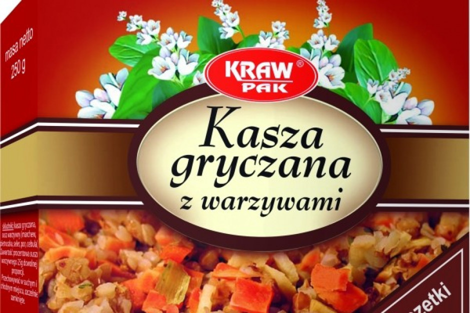 Kasza gryczana z warzywami od firmy Krawpak
