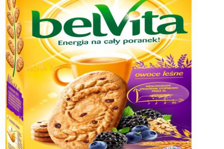 belVita wprowadza nowy smak ciastek - owoce leśne