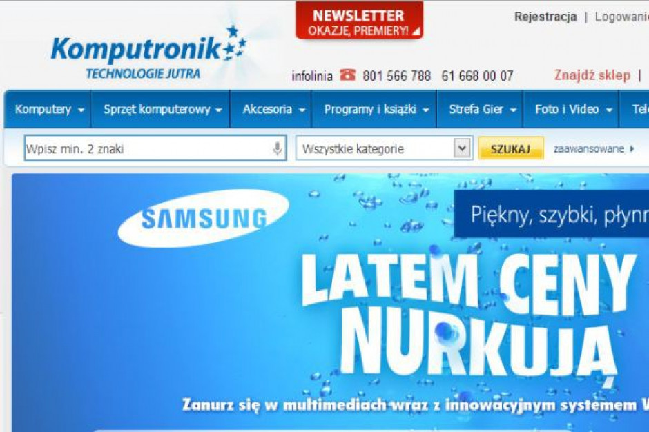 Komputronik optymalizuje sieć sprzedaży. Planuje otwarcie formatu Megastrore w Poznaniu