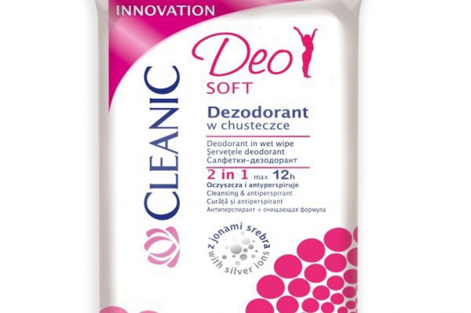Dezodorant w chusteczce Cleanic DEO Fresh i DEO Soft