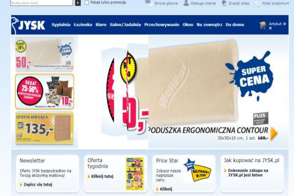 JYSK rozpoczął sprzedaż przez internet