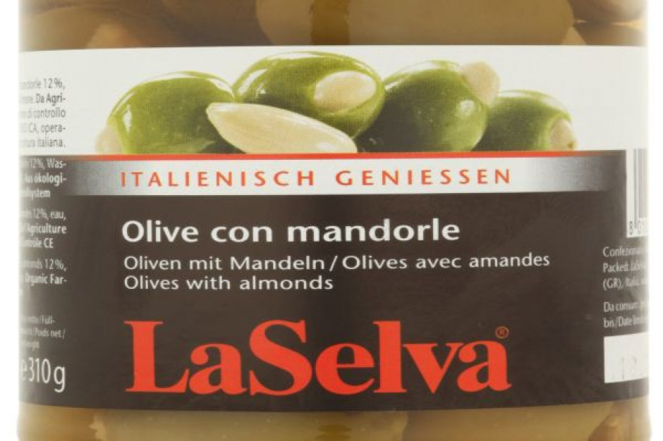 Oliwki zielone z migdałami Bio LaSelva