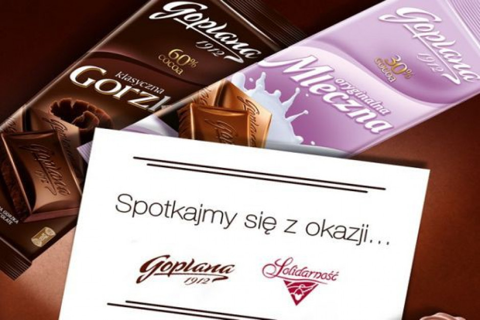 Ruszyła wspólna promocja słodyczy Goplana i Solidarność