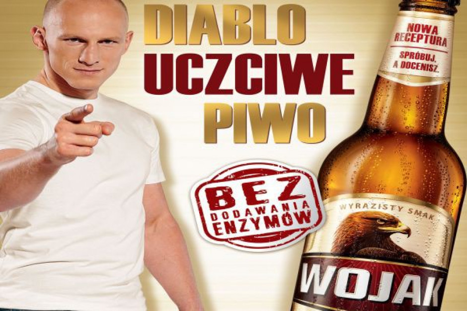 Diablo Włodarczyk w reklamie piwa Wojak