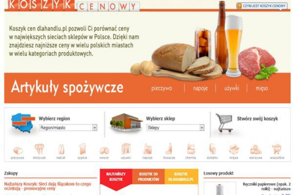 Koszyk cen: Różnica między stołecznymi e-sklepami przy zakupie 50 produktów wynosi 24 zł