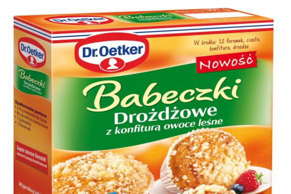 Babeczki Kopce Kreta i Drożdżowe z konfiturą od Dr. Oetkera