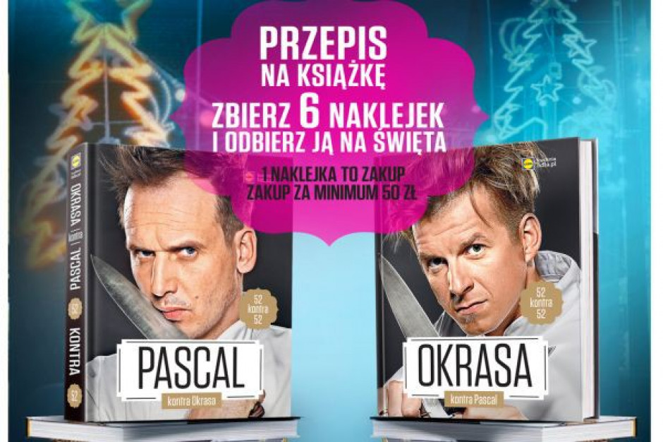 Lidl wesprze sprzedaż przed świętami książką Pasal kontra Okrasa. Za zakupy za 300 zł