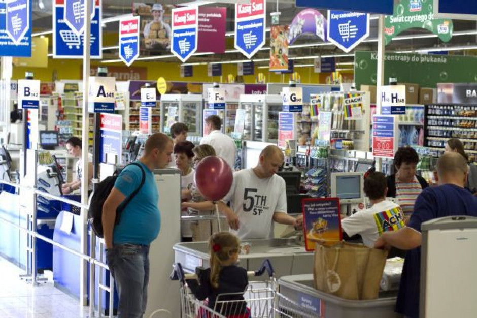 Hipermarkety zanotowały spadek sprzedaży o 5,7 proc.