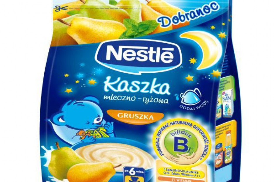 Kaszki mleczno-ryżowe Nestlé na dobranoc