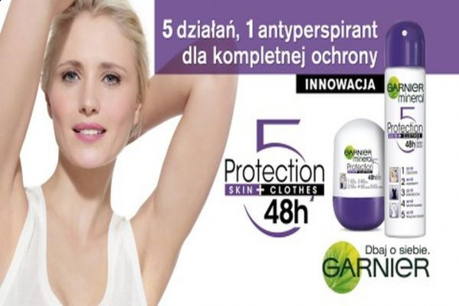 Garnier wspiera sprzedaż nowego antyperspirantu