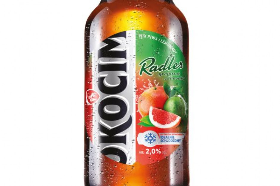 Nowy grejpfrutowo - limonkowy smak z Okocim Radler