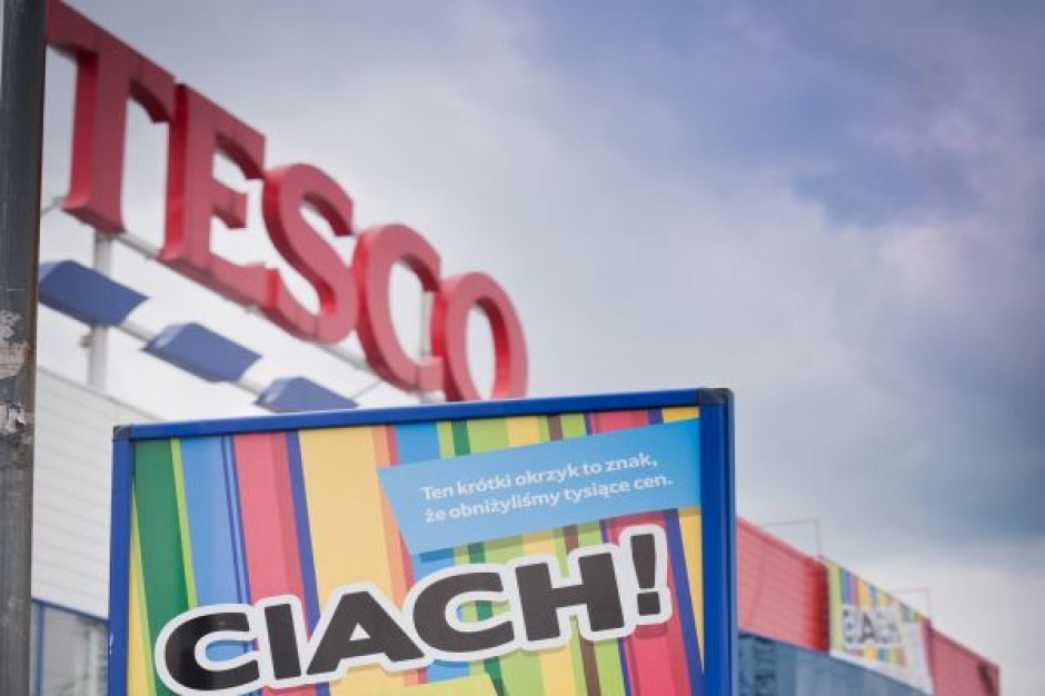 Sprzedaż Tesco w Polsce po kolejnym kwartale na niewielkim plusie