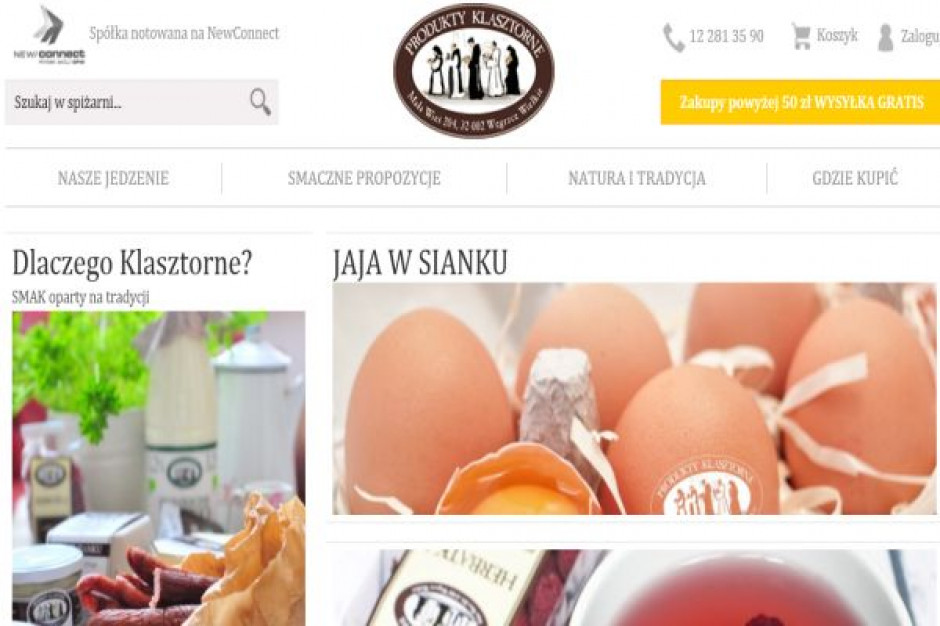 Produkty Klasztorne planują emisję akcji i obligacji na 1,5 mln zł