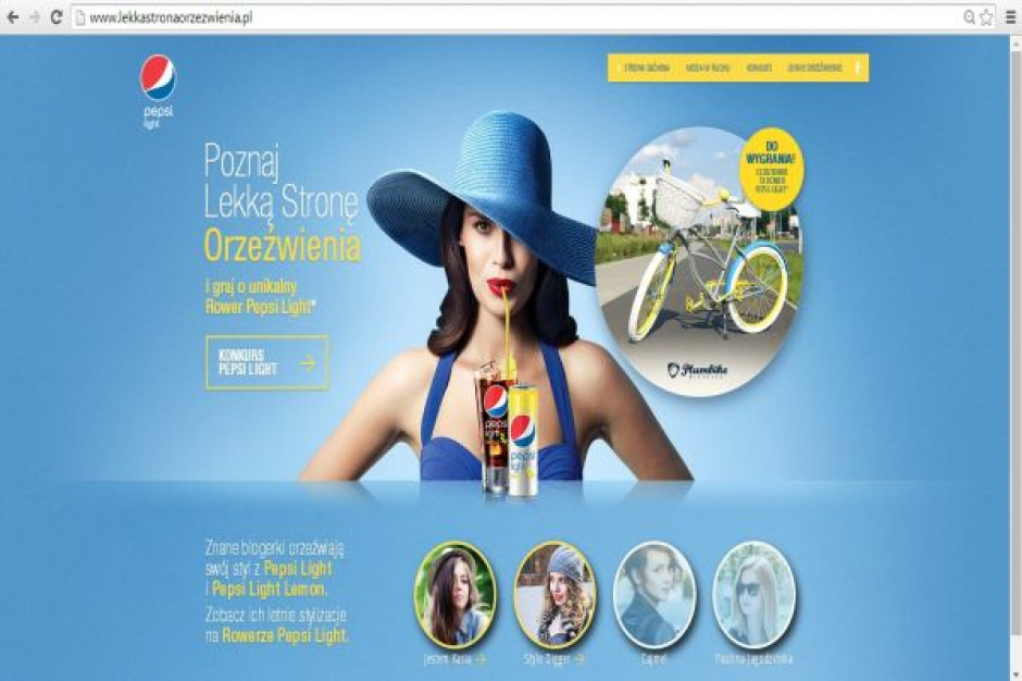 Blogerki modowe promują Pepsi