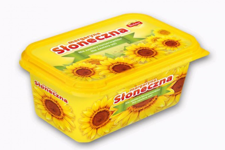 Nowy kubek margaryny Słonecznej