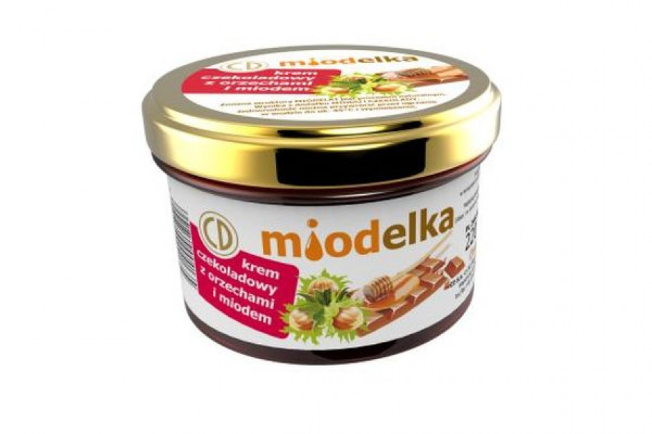 Krem czekoladowy z orzechami i miodem Miodelka