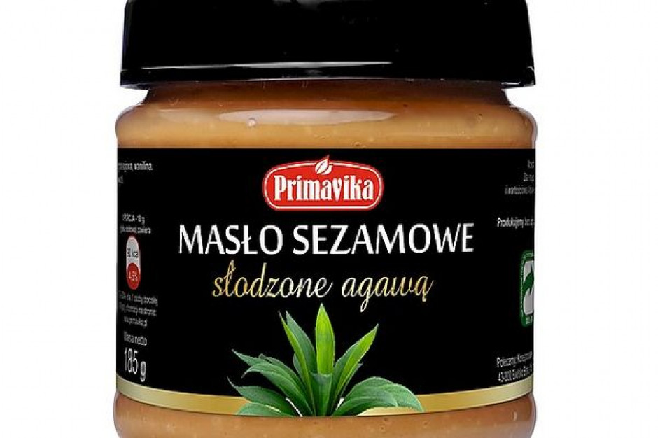 Masło sezamowe słodzone agawą Primavika
