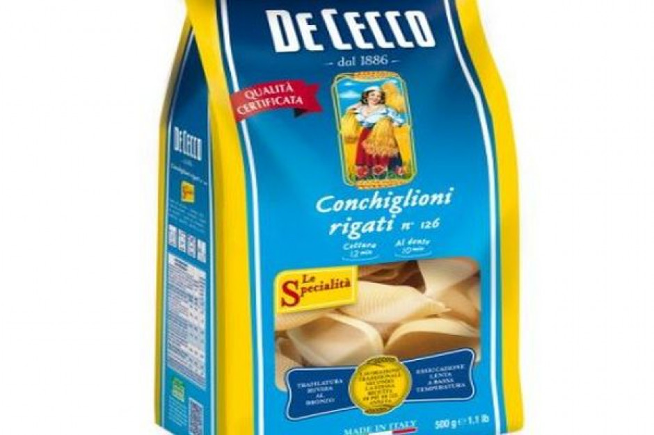 Makaron Conchiglioni Rigati włoskiej firmy De Cecco