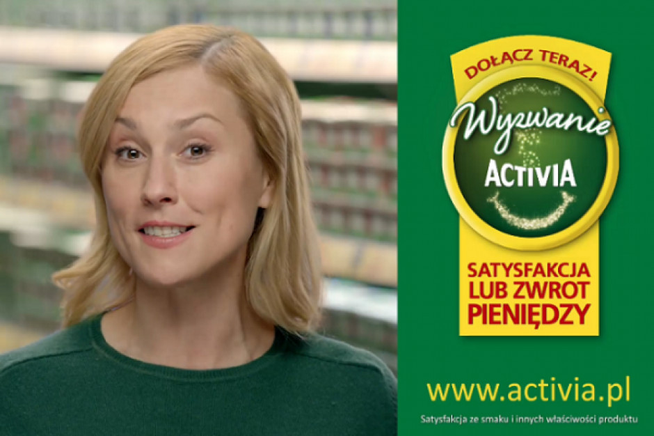 Wyzwanie Activia w nowej kampanii reklamowej