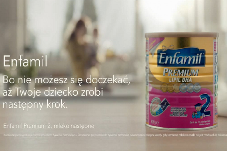 Pierwsza telewizyjna kampania reklamowa mleka dla niemowląt Enfamil