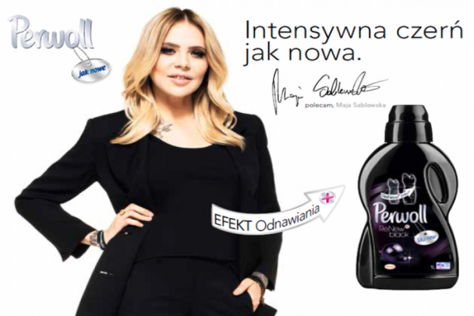 Maja Sablewska reklamuje Perwoll Black