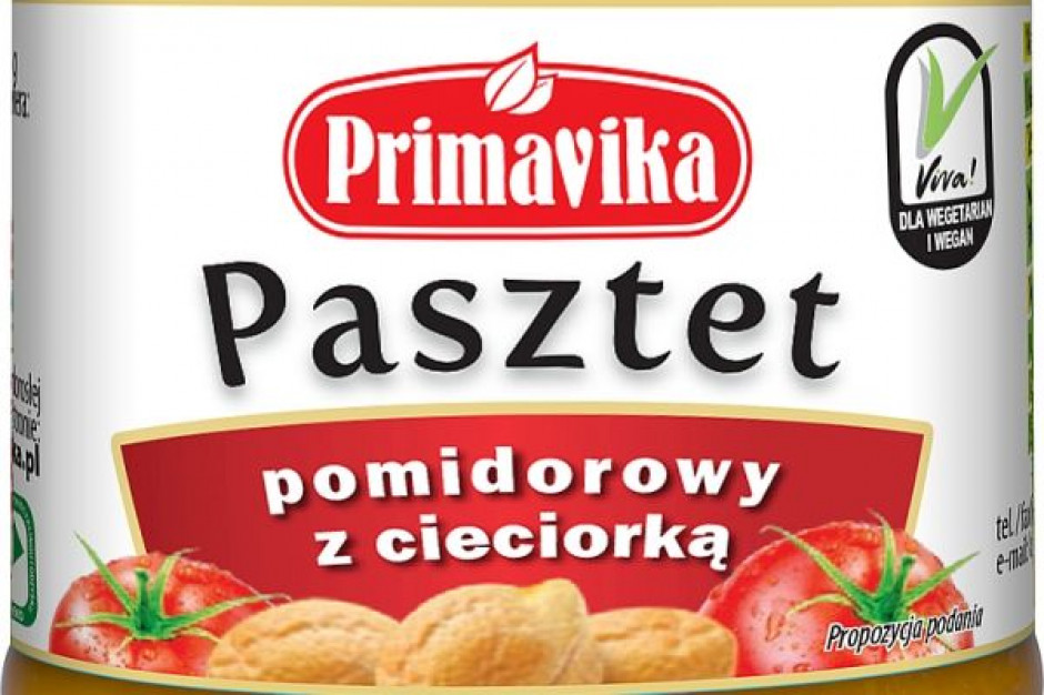 Nowe opakowanie pasztetu marki Primavika