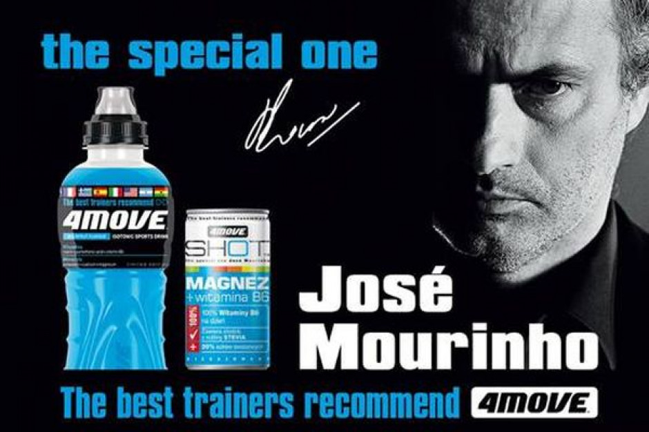 Jose Mourinho będzie reklamował napój 4Move