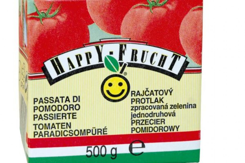 Linia przetworów pomidorowych marki Happy Frucht