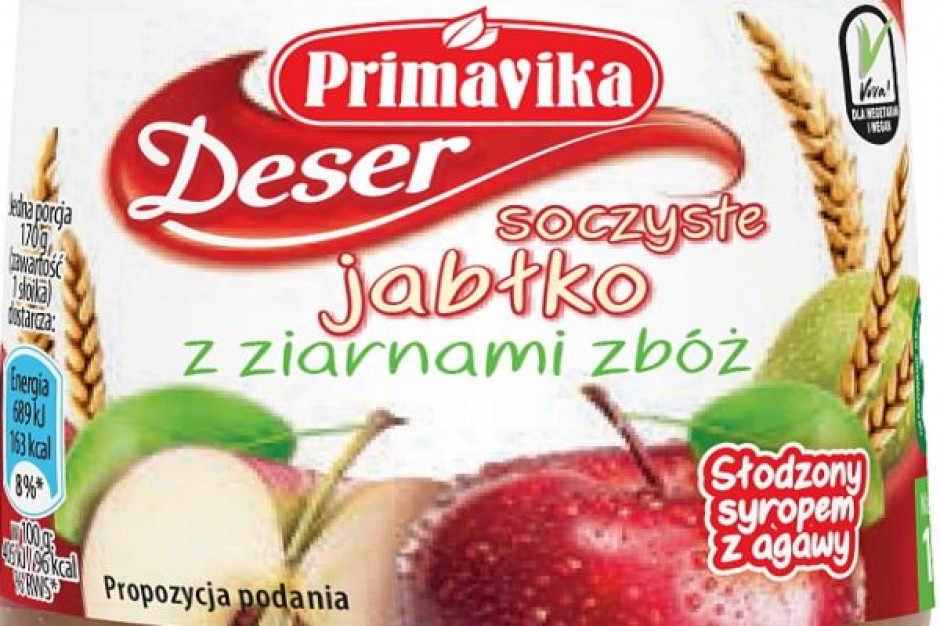 Deser Soczyste Jabłko z ziarnami zbóż Primavika