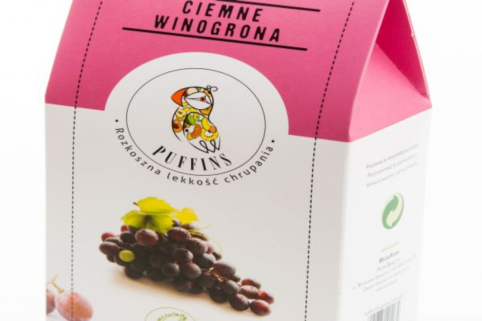 Puffingowane Ciemne Winogrona Puffins